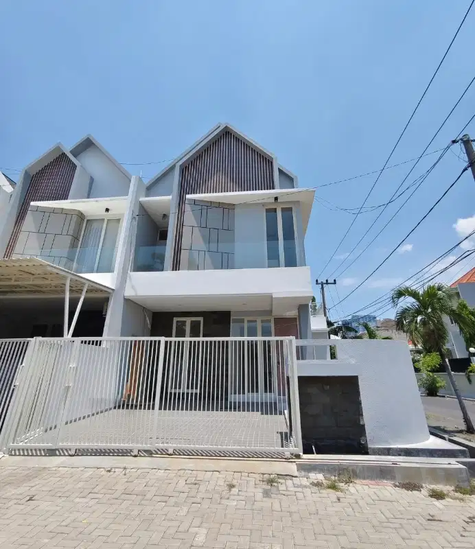 RUMAH BARU 2 LANTAI MANYAR TIRTO DESIGN MODERN