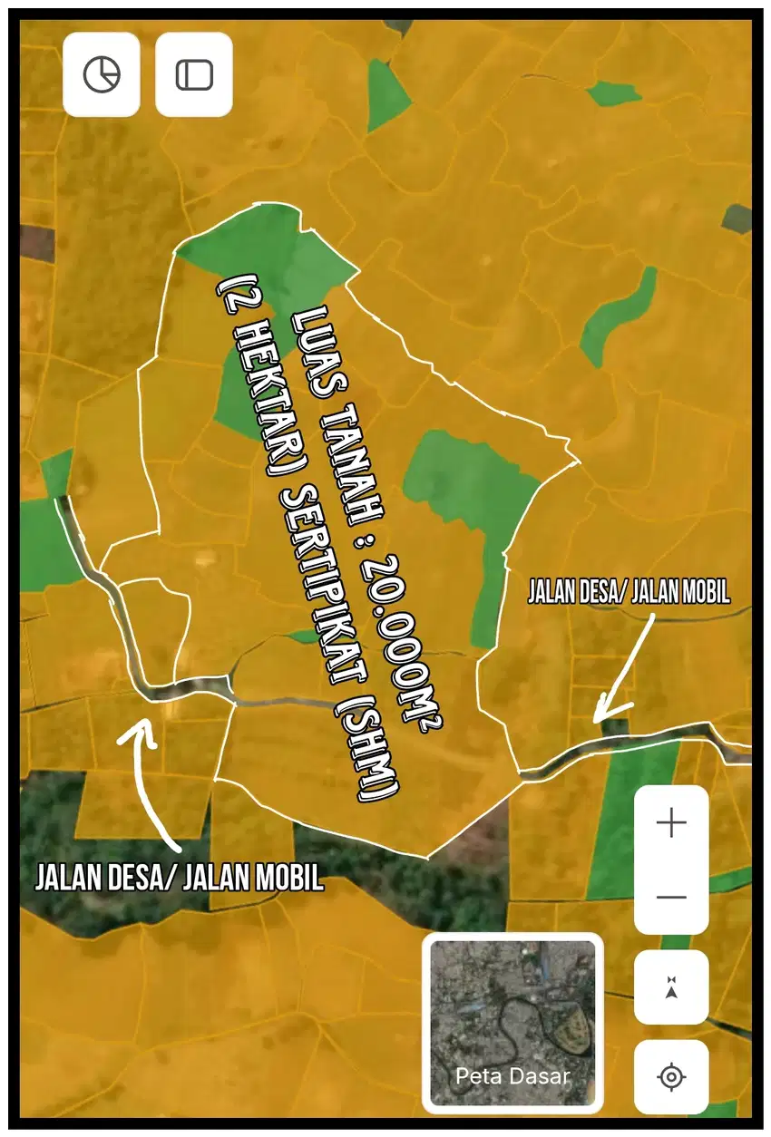 TANAH MURAH : Akses Mobil, Kebun Durian, Cengkeh Dan Tanah Kosong