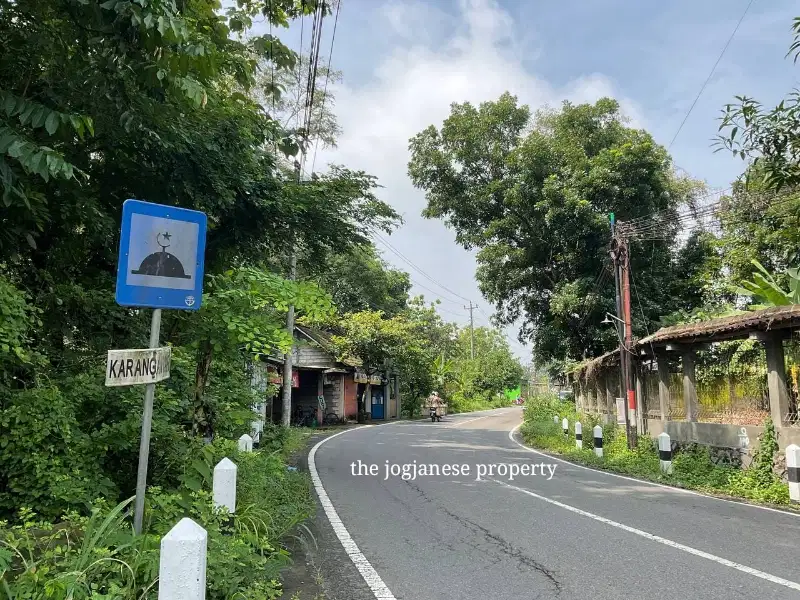 dijual tanah pekarangan di jl cangkringan, timur pasar jangkang