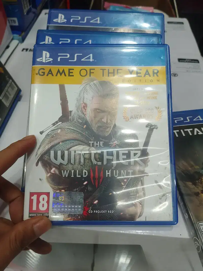 DISC PS4 THE WITCHER WILD HUNT MULUS, NOMINUS, SIAP PAKAI