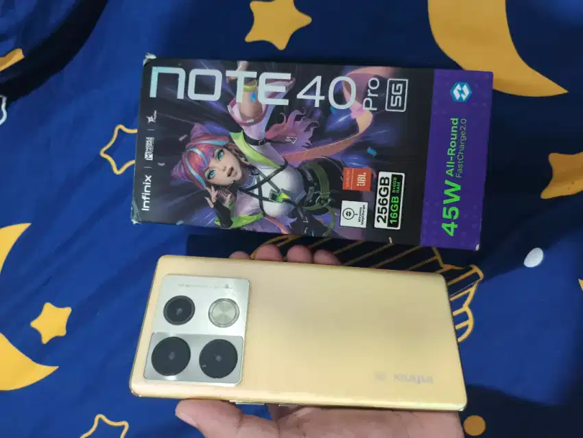 Infinix note 40 pro 5g 8/256 second