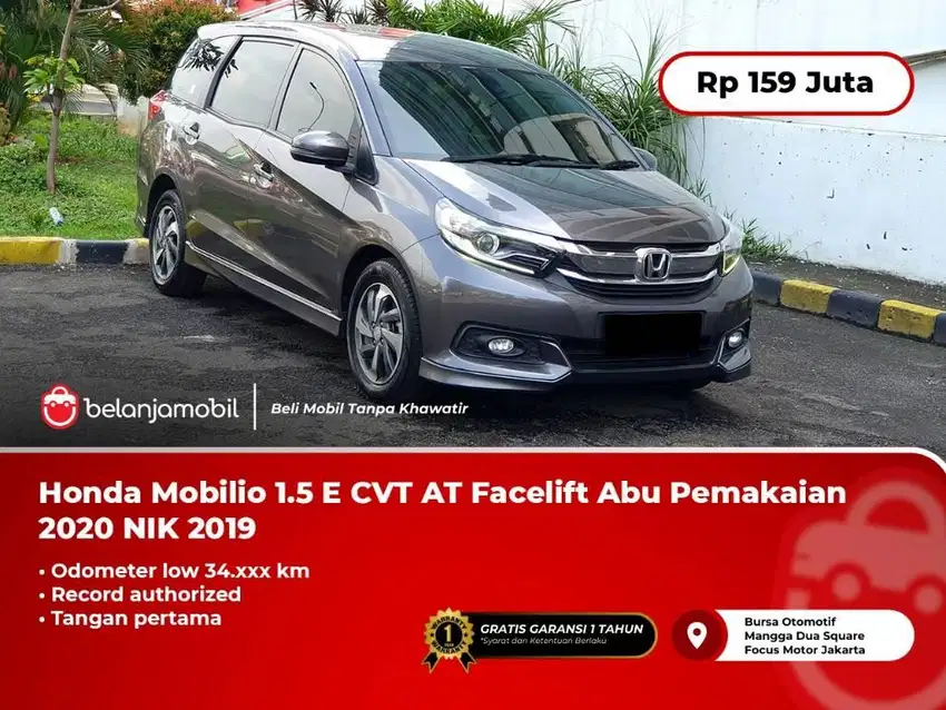 Honda Mobilio 1.5 E CVT AT Facelift Abu 2019 2020