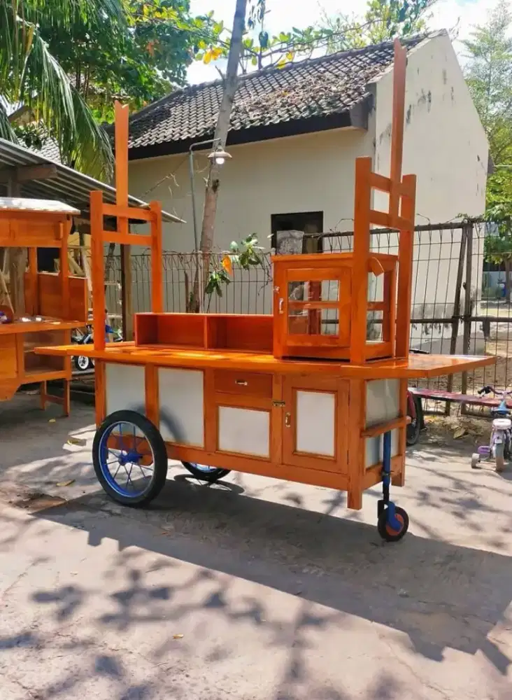 Gerobak pecel lele x bakmie djawa & gerobak kuliner DLL