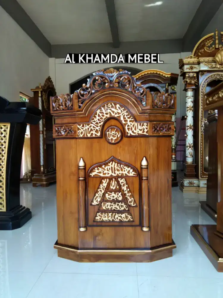Mimbar khutbah masjid mushola free ongkir area jawa