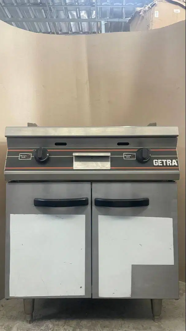 Pemanggang Oven Getra Rpg 4B Gas Half Grooved Griddle + Cabinet - Rpg4