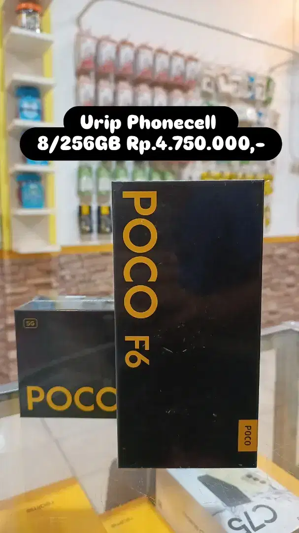 GROSIR HP POCO F6 RAM 8/256GB CASH & KREDIT GARANSI RESMI