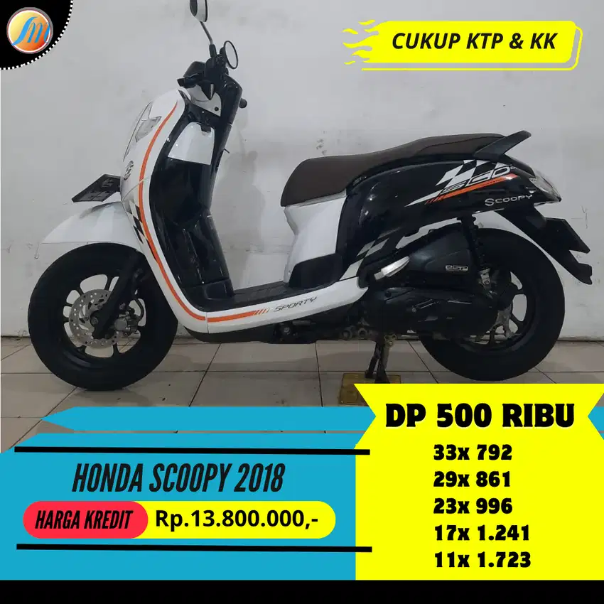 JUAL CEPAT HONDA SCOOPY 2018 CASH KREDIT BERGARANSI PAJAK ON