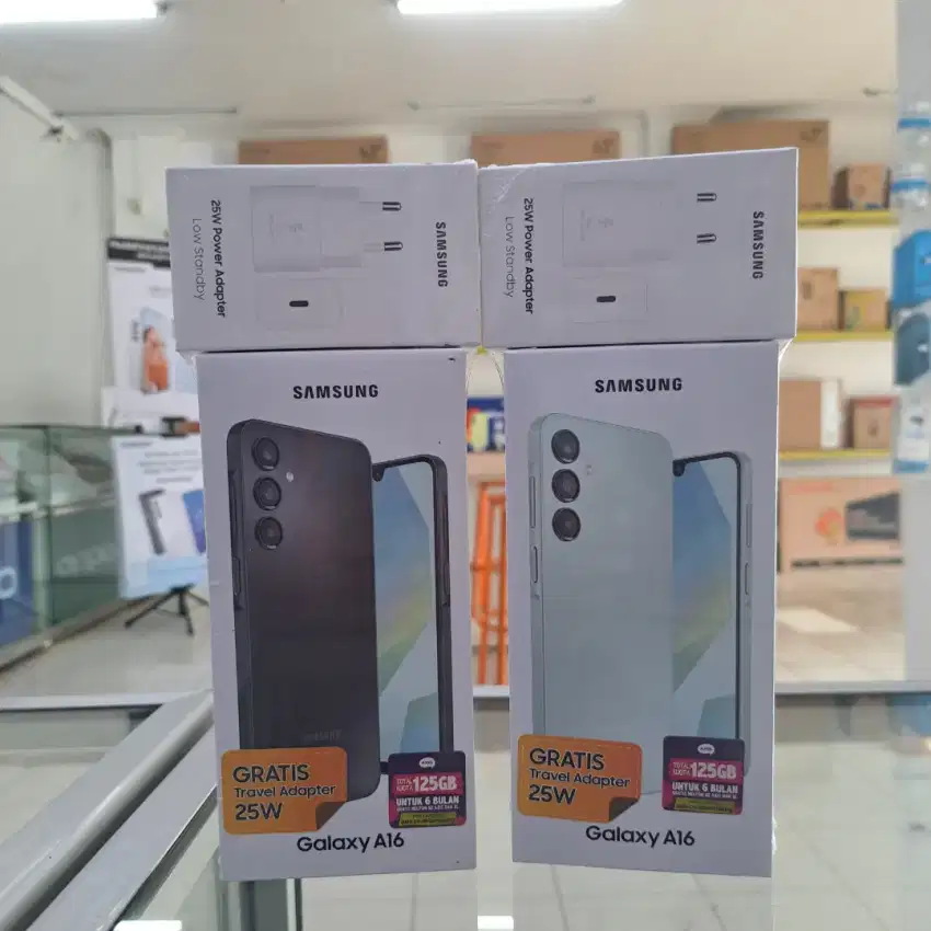 Samsung A16 ram 8/128gb & 8/256gb promo Garansi resmi 1 tahun Free Ada