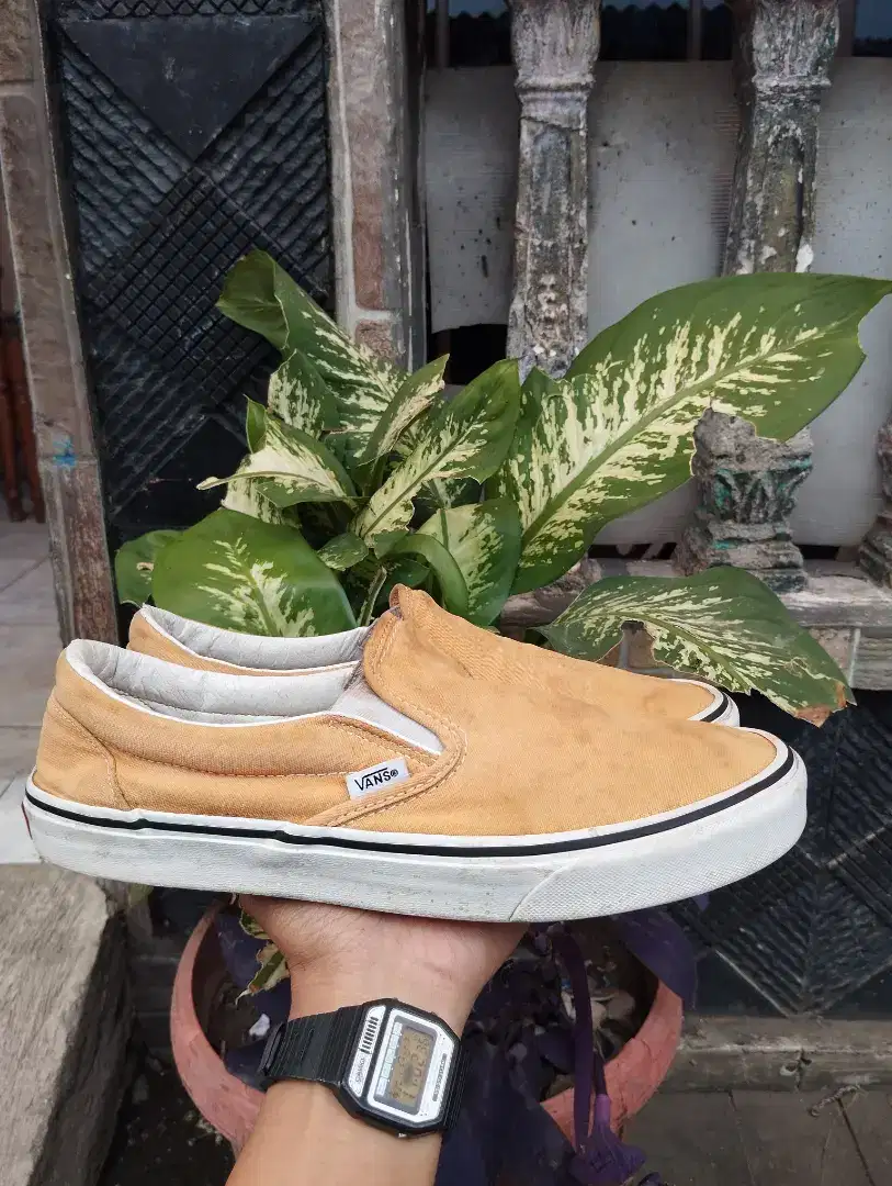 Vans slip on (yellow)