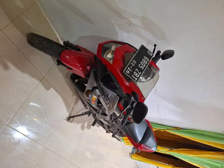 NINJA RR 150CC MERAH HITAM TAHUN 2015