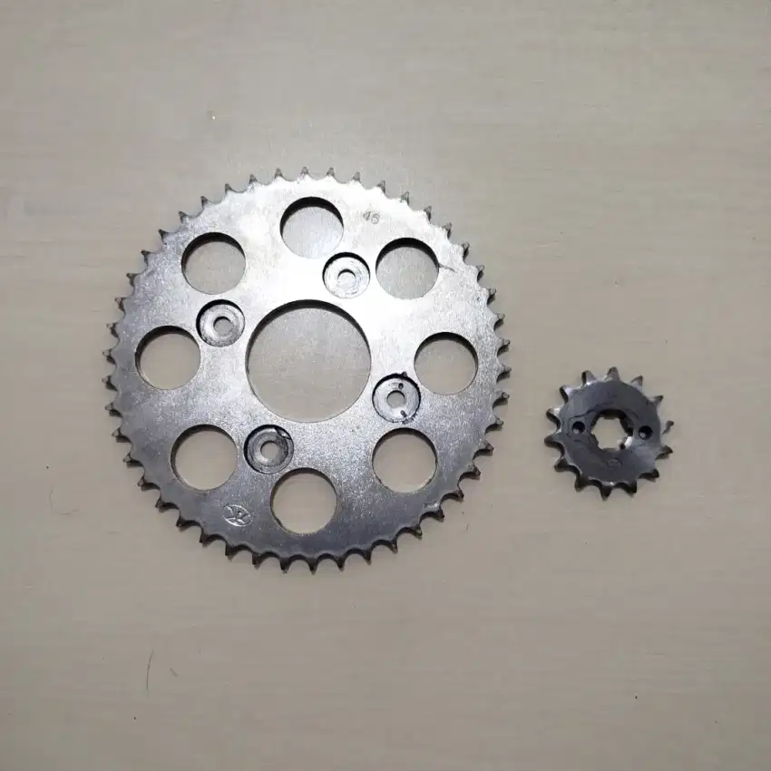 GEAR GIR GERIGI DEPAN BELAKANG TK RACING 14 46 MOTOR SUZUKI GSX