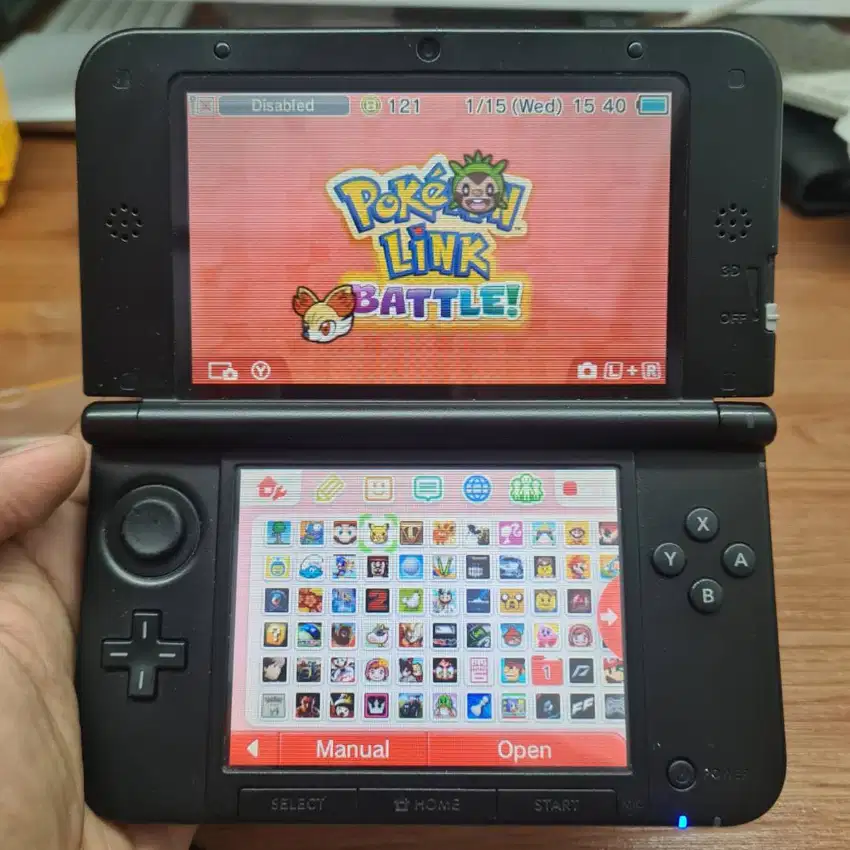 Nintendo 3ds XL LL 32GB game banyak tinggal main switch lite 2ds