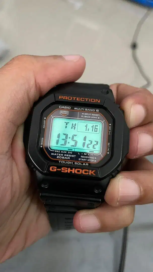 CASIO G - SHOCK GW - M5610R TOUGH SOLAR MULTIBAND 6