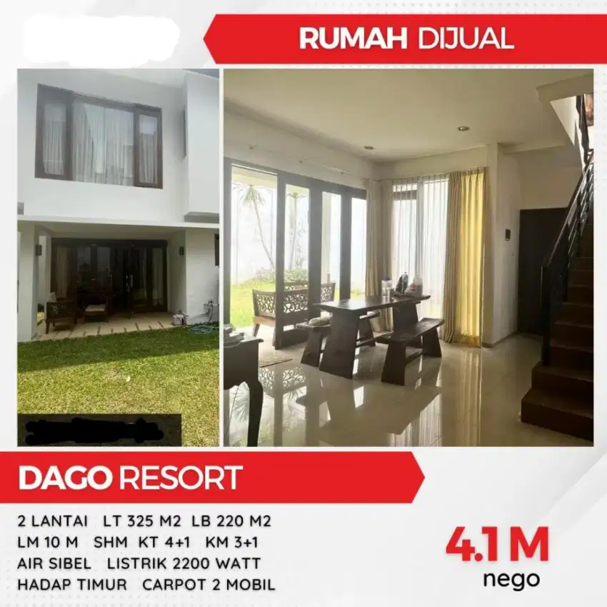 Dijual Dago Resort Bandung