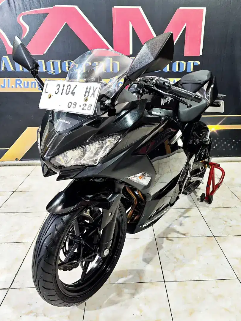 DP 8jt Kawasaki New Ninja 250 FI TH 2018 ODO 3K MULUS