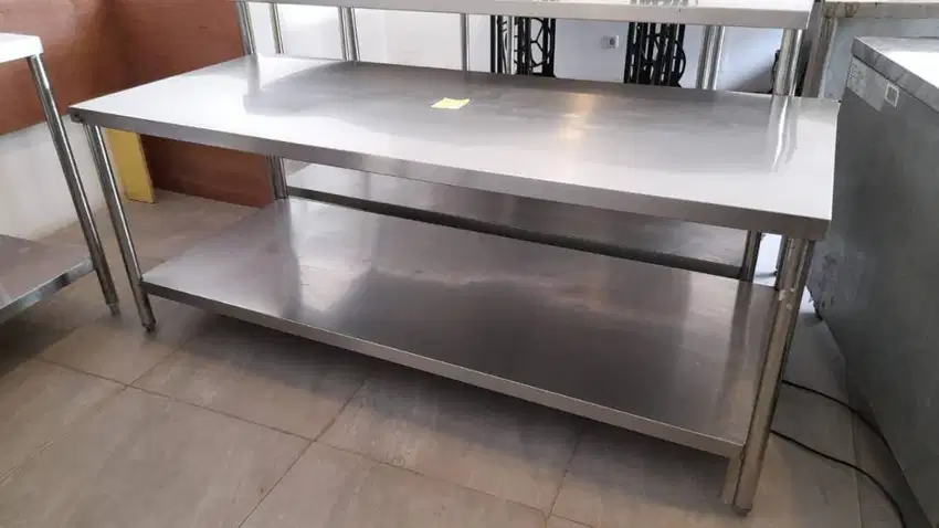 jual cepat Meja Stainless 180x75x70