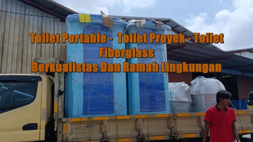 Toilet Reguler, Toilet Portable Toilet Proyek, Toilet Fiberglass