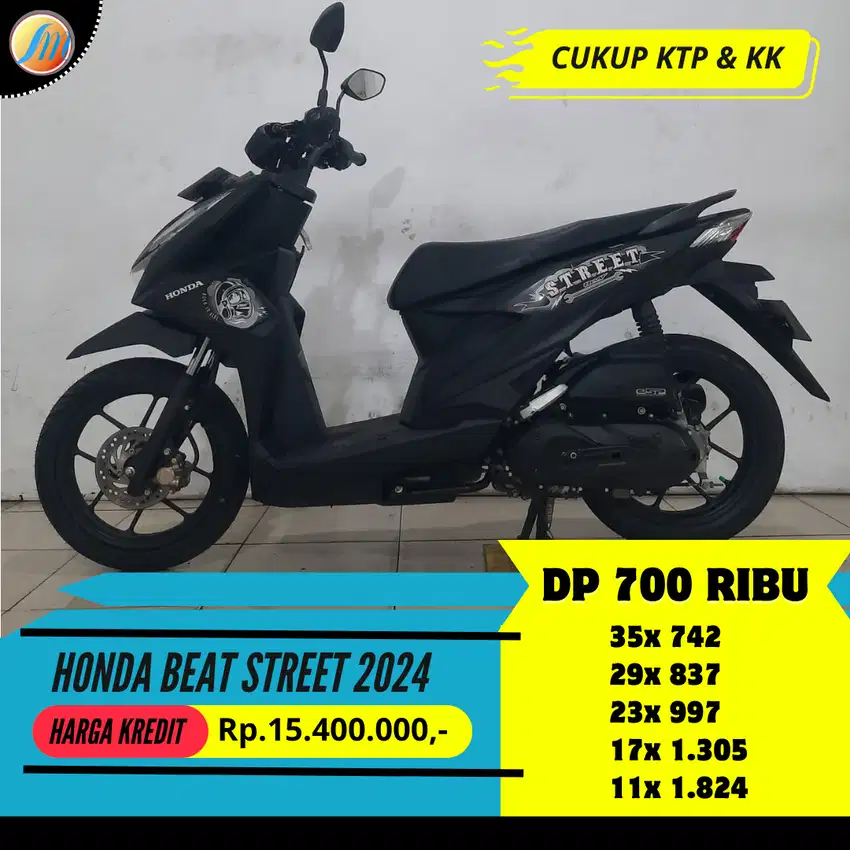 DP HANYA 700RIBU ANGSURAN SANGAT RINGAN HONDA BEAT STREET 2024 SEKEN