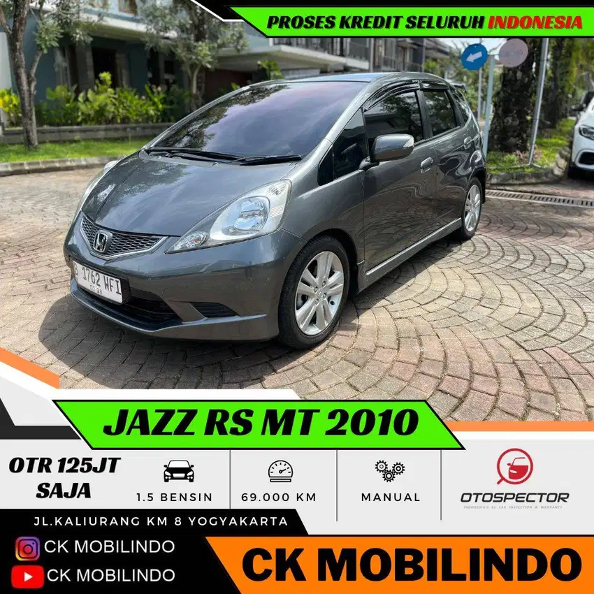 (Km69rb) Honda Jazz 1.5 RS Manual 2010 ANTIK ISTIMEWA Kredit Murah