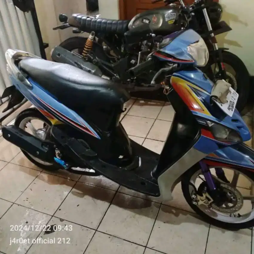 Jual Mio 2009 surat lengkap pajak off motor terawat.