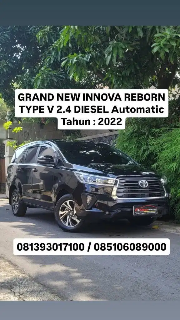 GRAND NEW INNOVA REBORN TYPE V 2.4 DIESEL AT
Th 2022, km 40 rb an