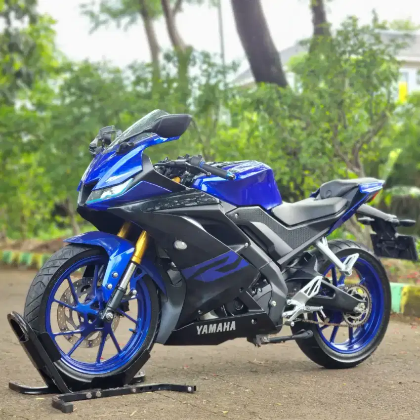 YAMAHA R15 V3 BLUE RACE 2020 KM 7000 JARANG PAKAI PAJAK PANJANG