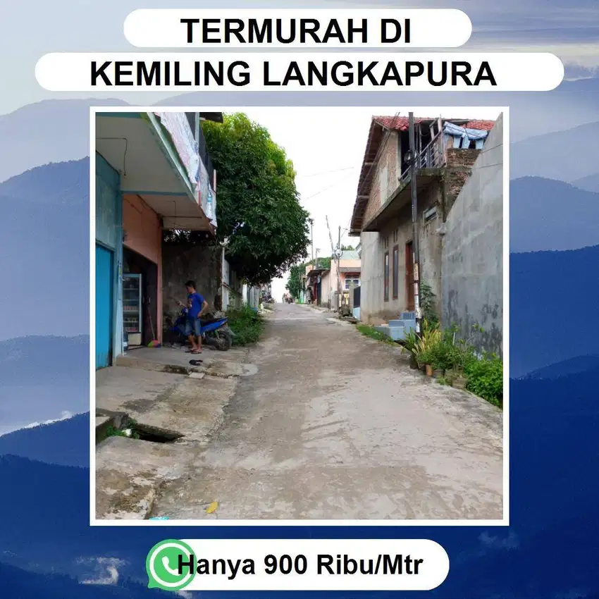 TANAH KEMILING LANGKAPURA DIJUAL MURAH BISA DCICIL