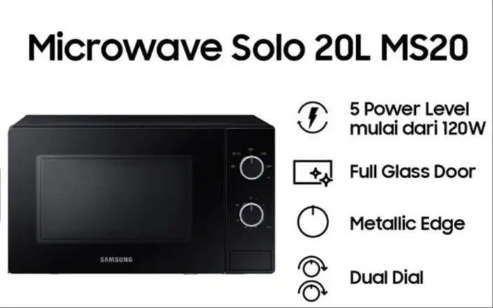 Microwave Solo Samsung MS20A3010AL MW3000AM hadiah nikahan