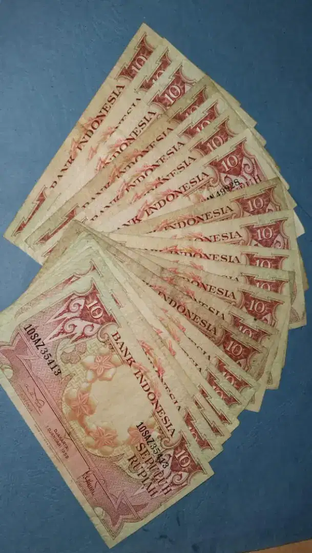 10 Rupiah Bunga