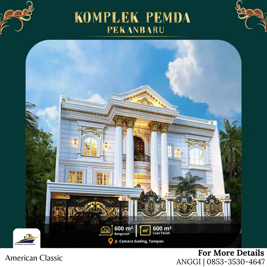 DIJUAL RUMAH CLUSTER EXCLUSIVE PEKANBARU