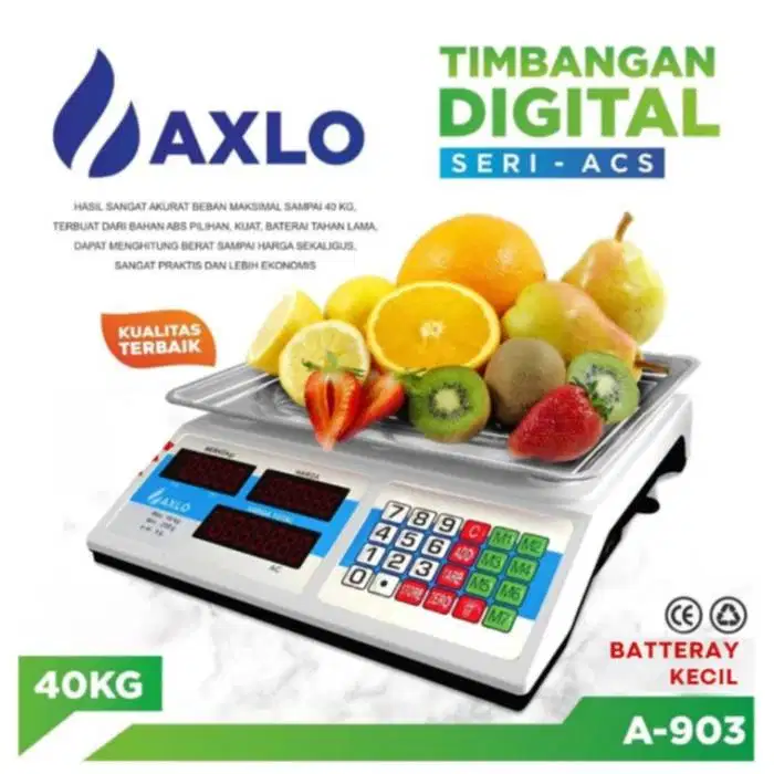 TIMBANGAN DIGITAL SERBAGUNA 40KG AXLO A-903 TIMBANGAN MULTIFUNGSI