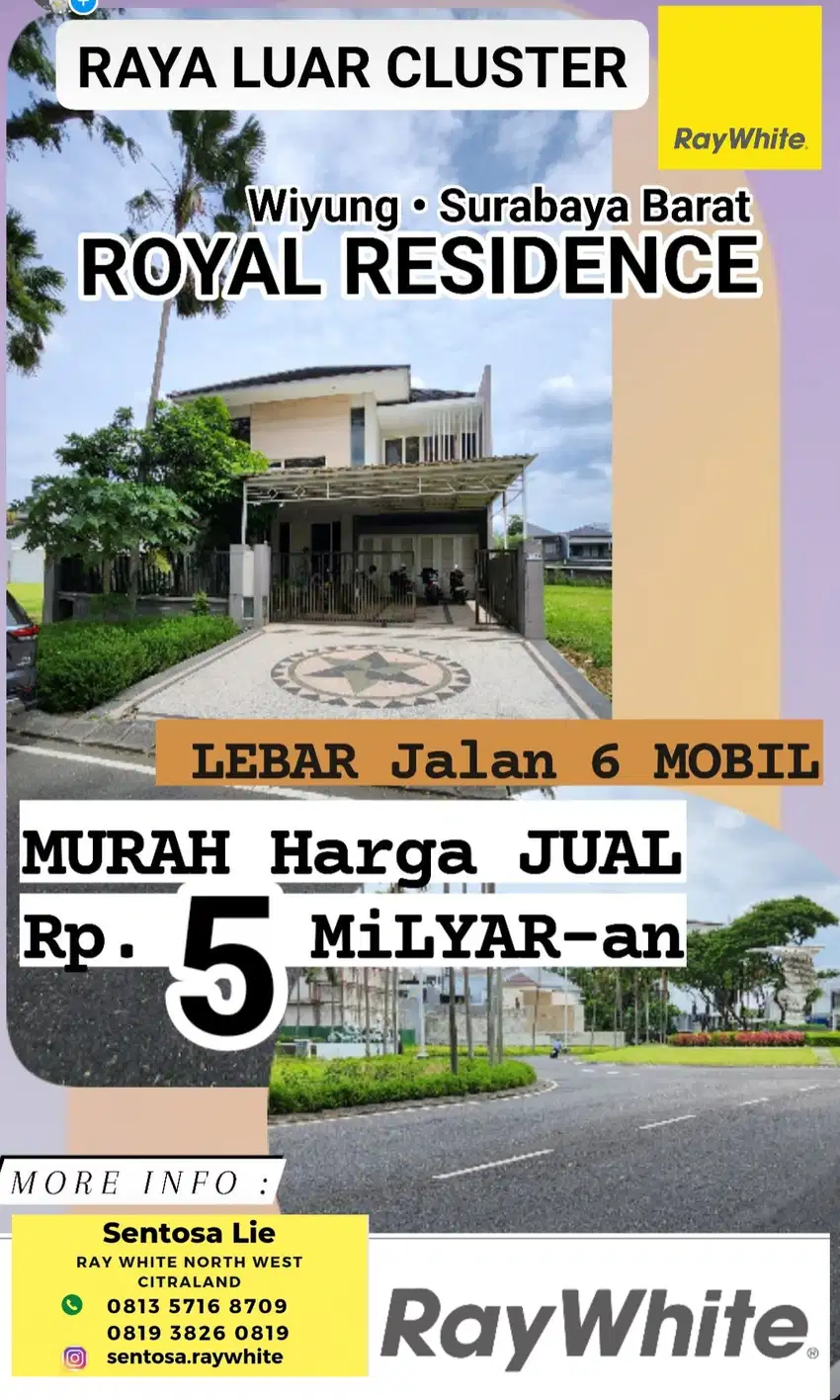 MURAH Rp.4 M-an Rumah Royal Residence -Citraland, Pakuwon Mall, PTC