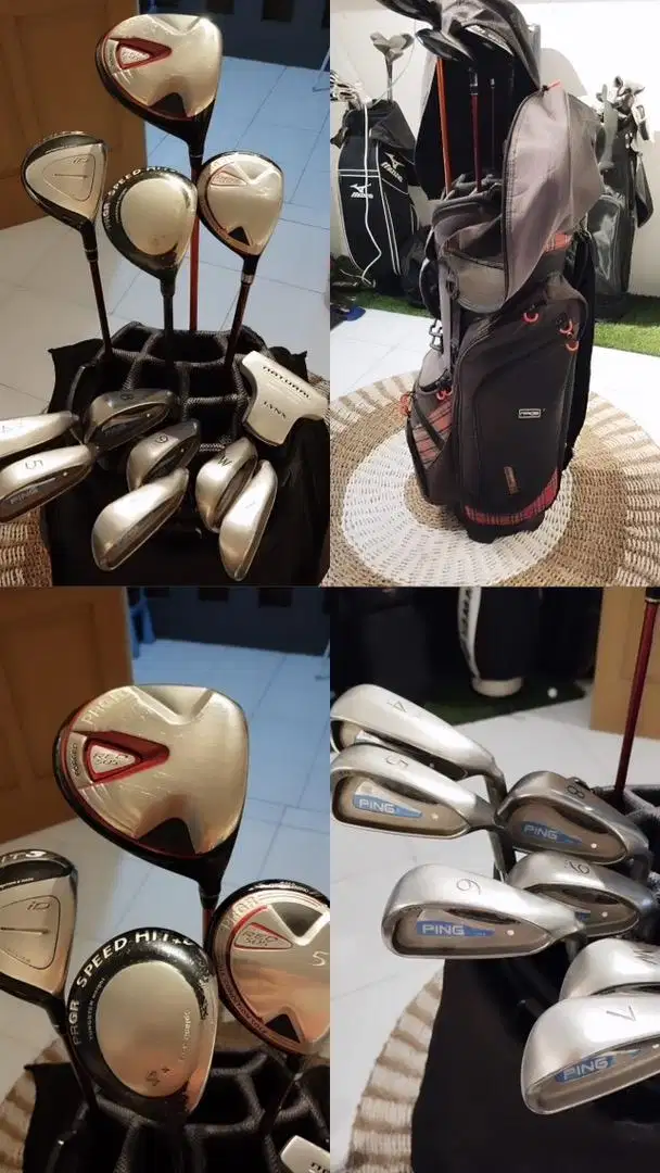 Fullset Stick Golf PRGR & PING Original 100%