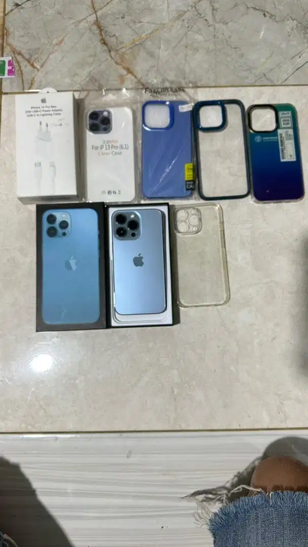 IPHONE 13 PRO 256GB Sierra Blue ( Jaringan Permanen) Terdaftar Beacuka