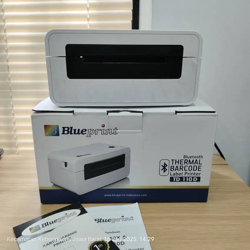 BLUEPRINT - Bluetooth Thermal Barcode TD110 (Label Printer) tahun 2023