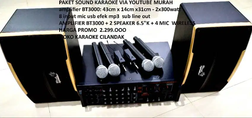 new paket karaoke dan sound home theater