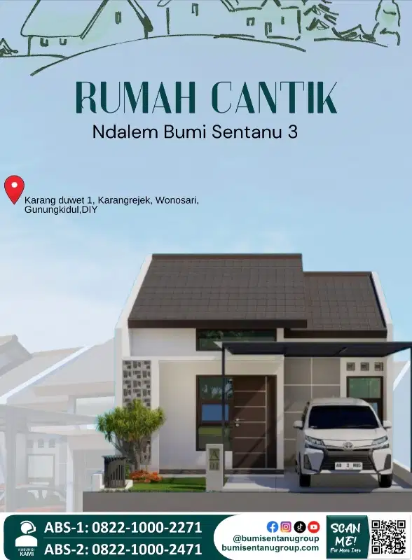 Ciptakan Suasana Rumah Baru Desain Modern Lokasi Wonosari yogya