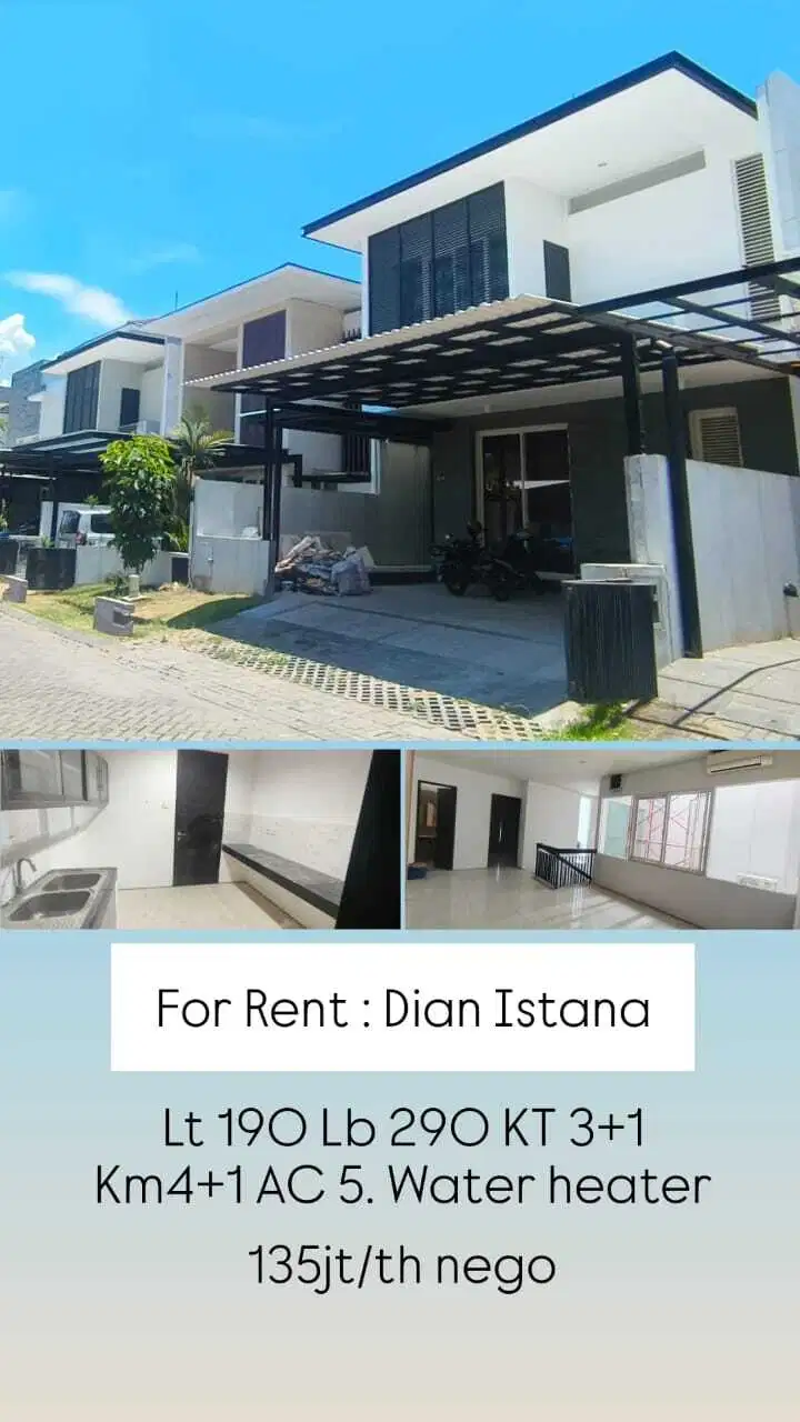 Semi Furnished Rumah Dian Istana Ciamik Surabaya Barat