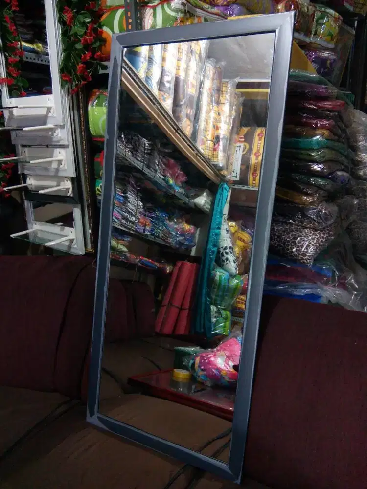 Kaca Cermin Rias Muka Full Badan Body Tempel Gantung Dinding Tembok #B