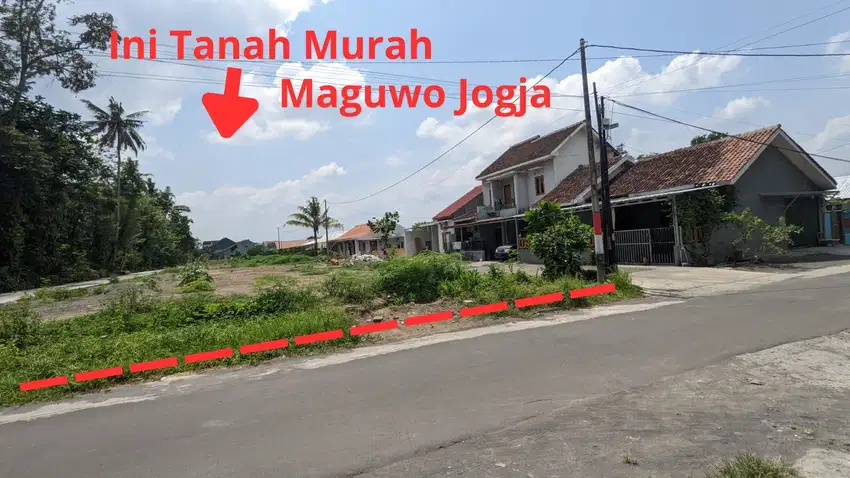 5 Menit Kampus Instiper Maguwo, Tanah Cocok Rumah Kost Jogja