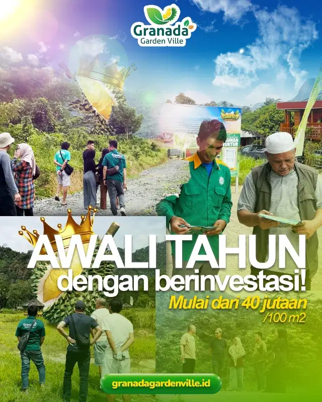 Kavling Wisata Bonus Kebun Durian di Bogor Timur