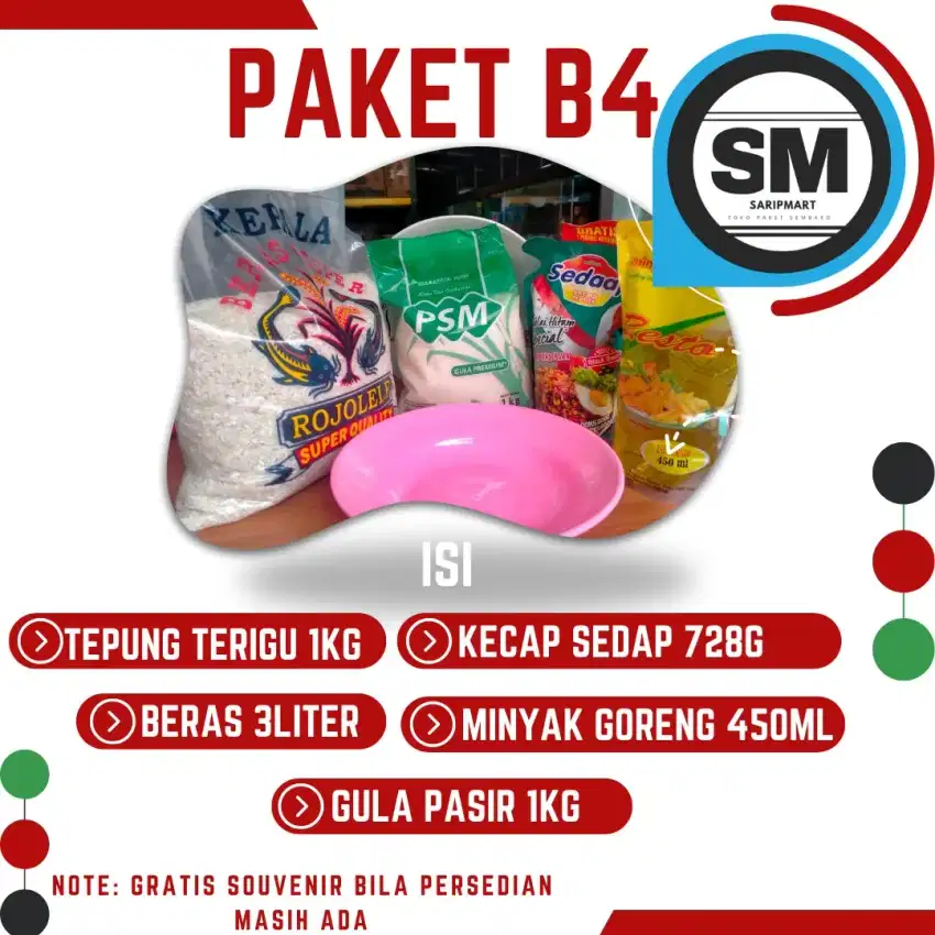 Paket sembako hemat B4