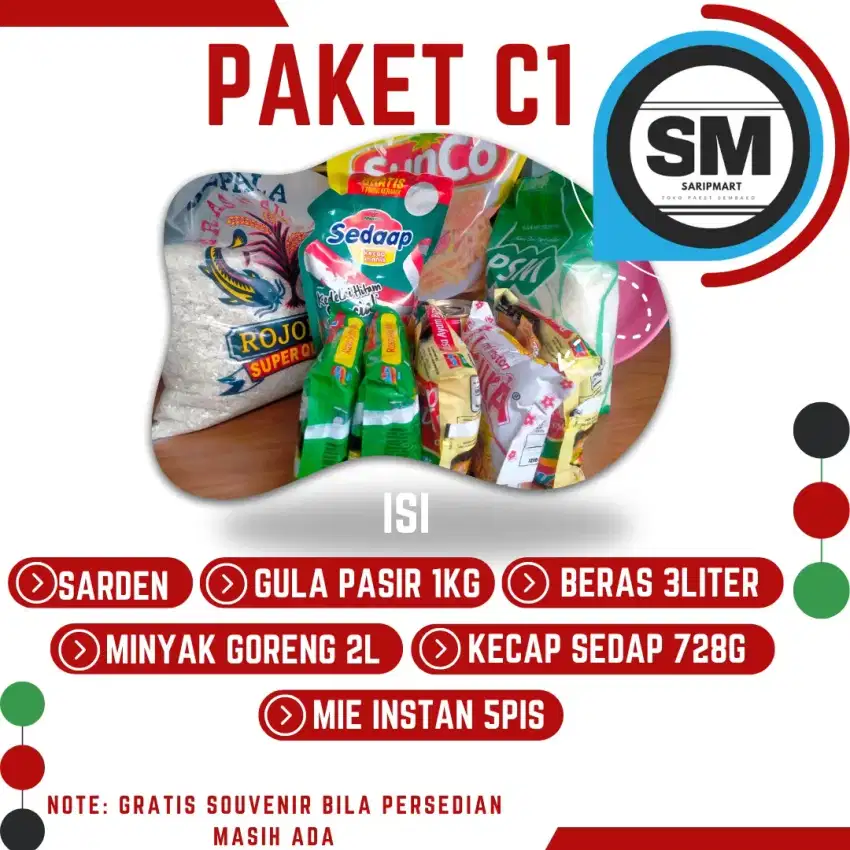 Paket sembako hemat C1