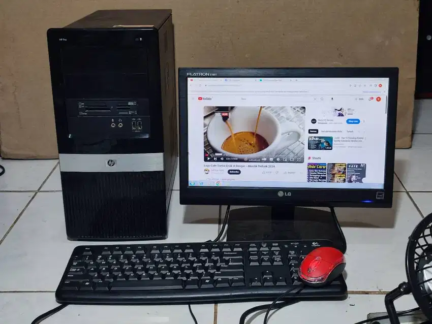 1set komputer core i5 ram 4gb hd 500gb wifi tinggal pakai