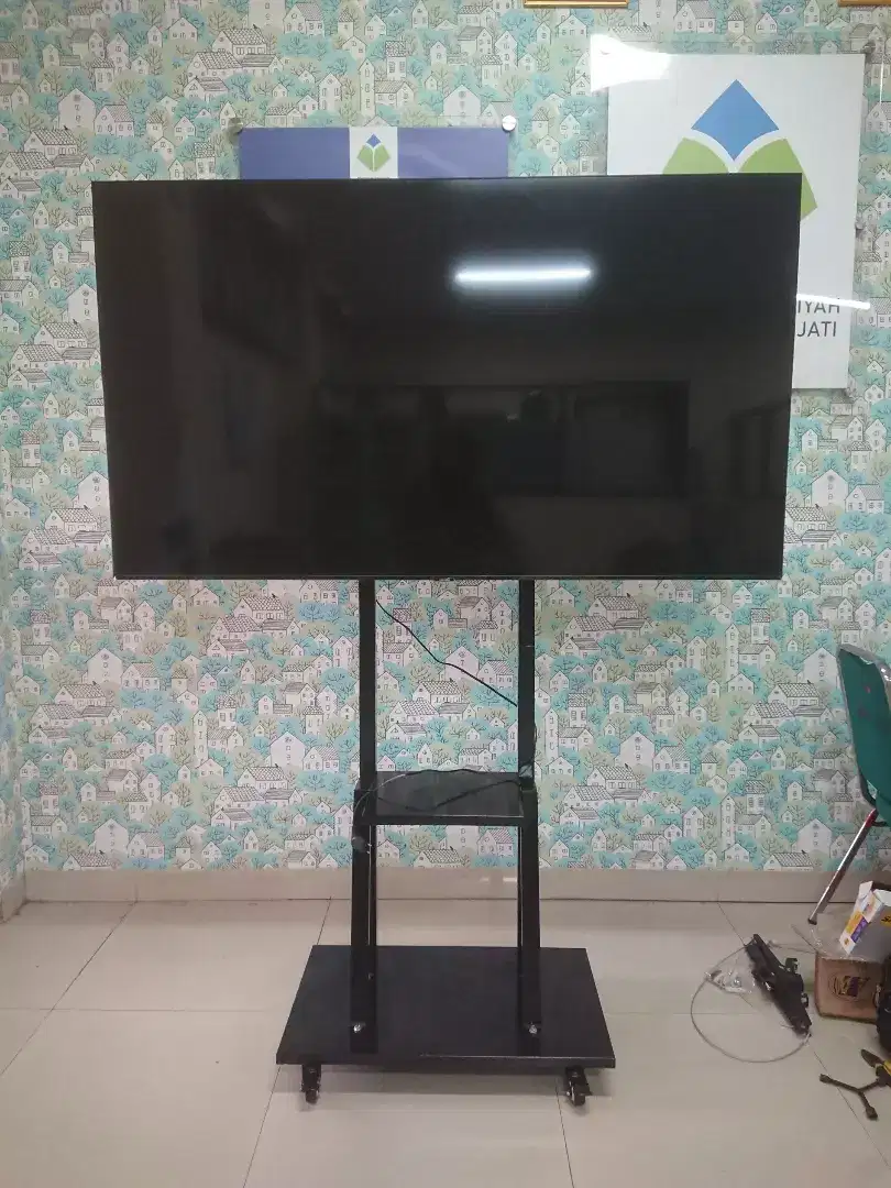 READY STOCK!!! Bracket TV Standing Roda 32 - 70 Inch LED TV SONY TCL