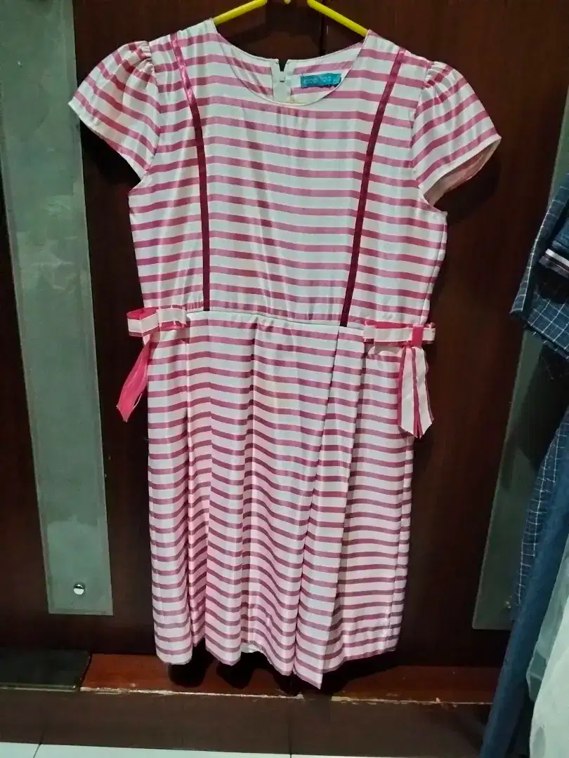 Baju dres garis ping