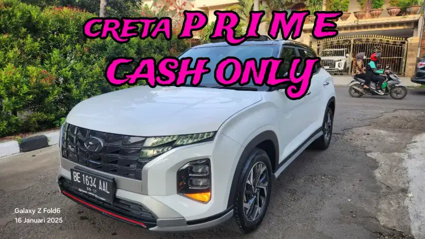 (CASH) hyundai creta prime 2022 twotone ivt 2023 terawat pajak panjang