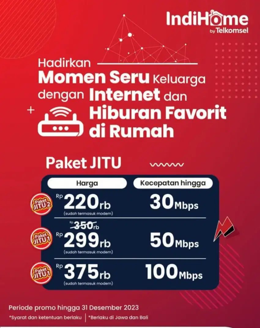 Promo Wifi Indihome | Pasang Wifi Indihome