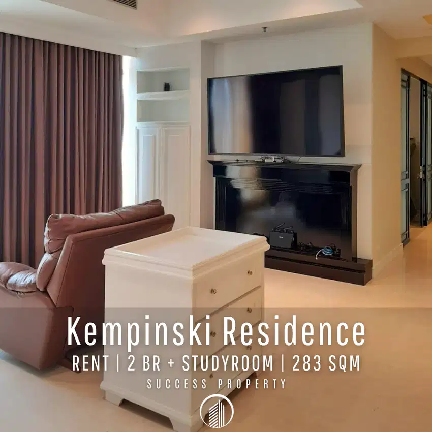 Kempinski Private Residence Grand Indonesia 2 BR + Studyroom Furnished