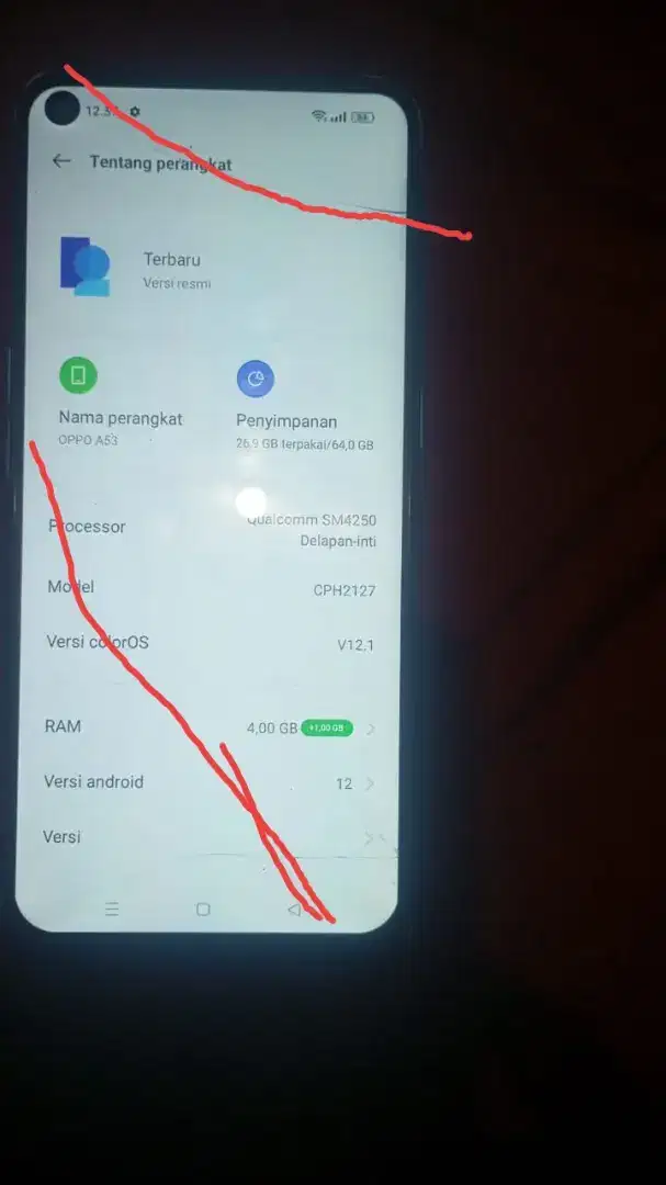 Oppo a53 4/64 batangan